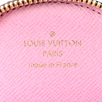 Louis Vuitton Monogram 2021 Christmas Animation Japanese Garden Round Coin Purse Wisteria Pink 4 of 4