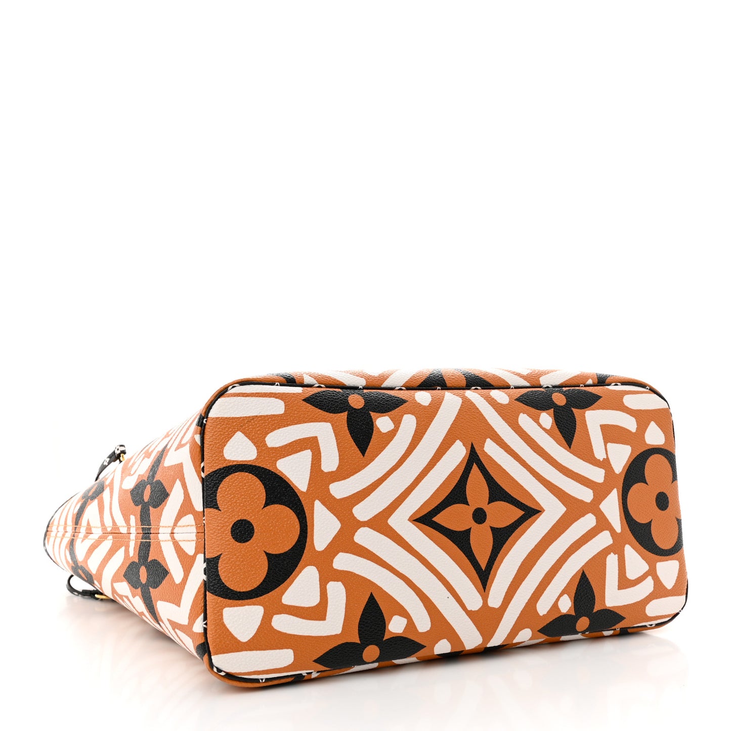 Monogram Giant Crafty Neverfull MM Creme Caramel