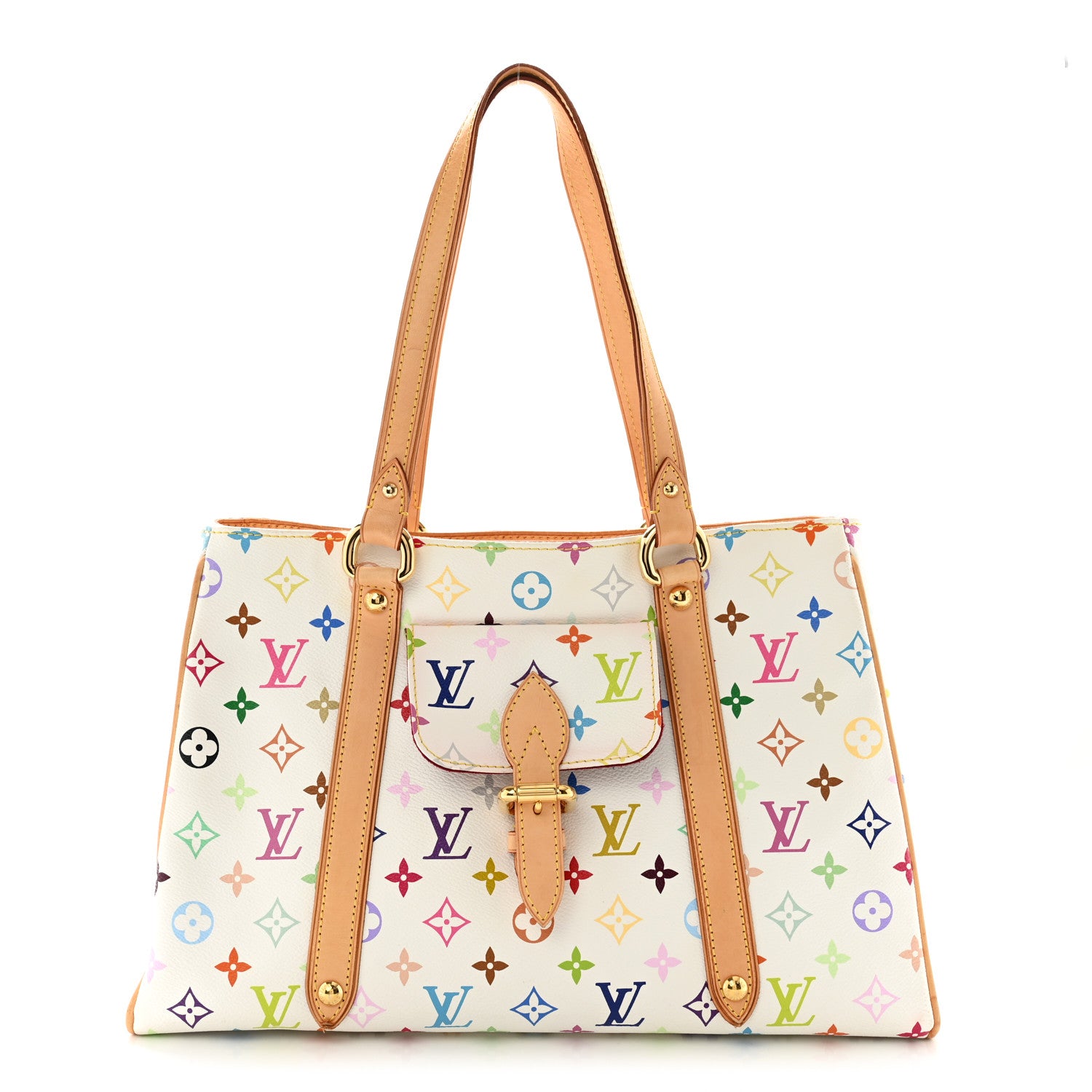 Louis Vuitton Monogram Multicolor Aurelia MM White 1 of 13