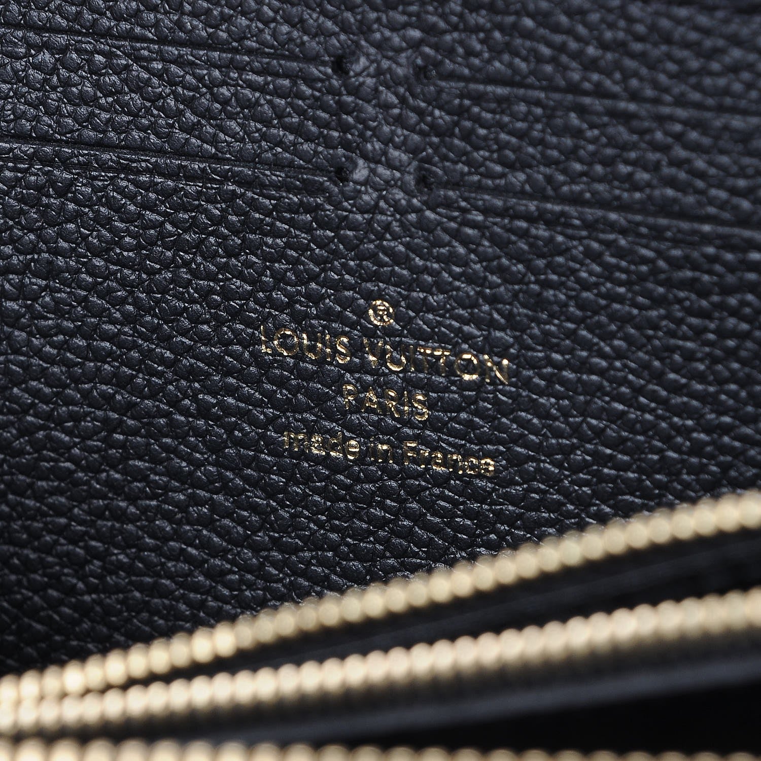 Louis Vuitton Empreinte Clemence Wallet Black 6 of 7
