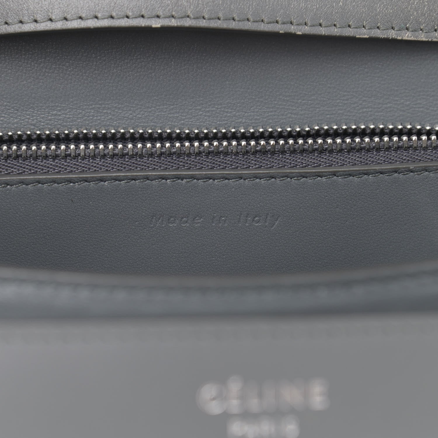 Celine Box Calfskin Medium Classic Box Flap Bag Kohl 6 of 14
