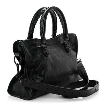 Balenciaga Agneau Arena Classic Hardware Small Le City Black 3 of 10