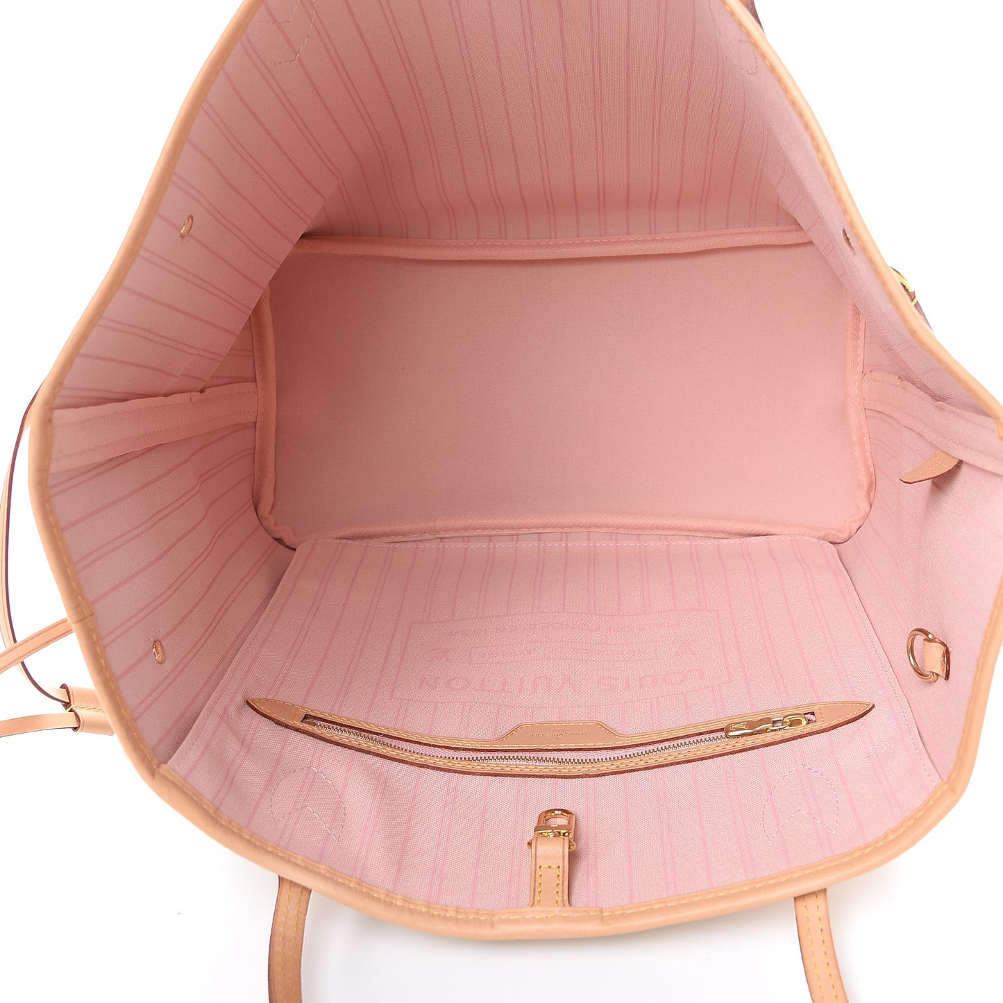 Damier Azur Neo Neverfull MM Rose Ballerine
