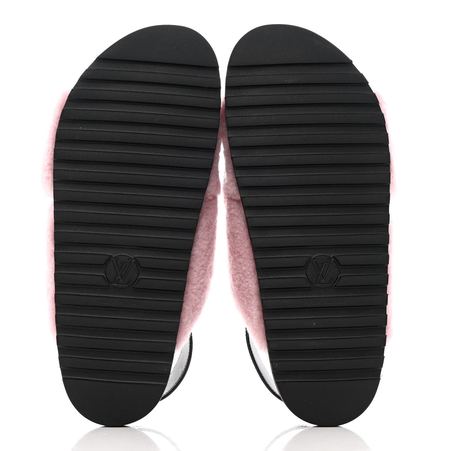 Shearling Paseo Flat Comfort Sandal 40 Rose Clair