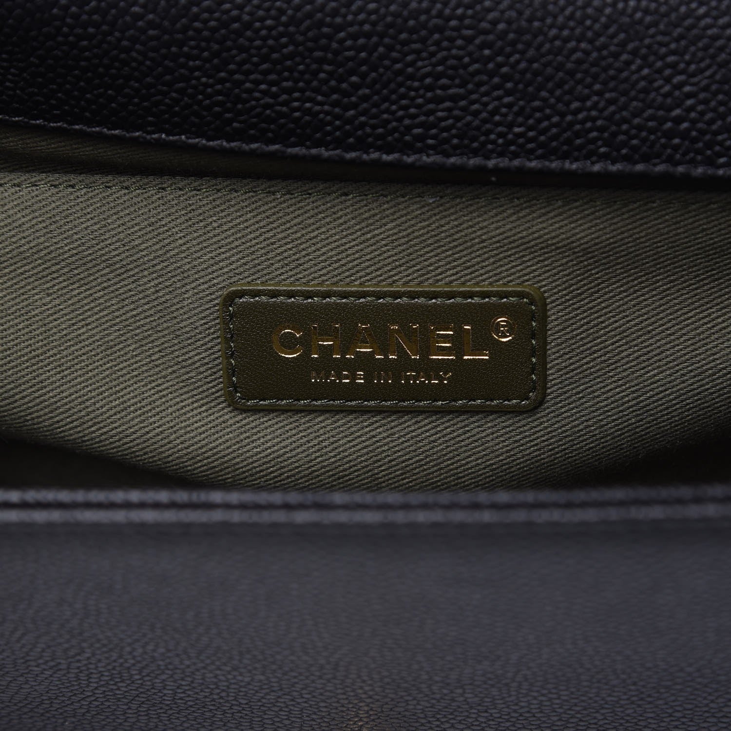 Chanel Caviar Quilted Medium Boy Flap Black 6 of 7