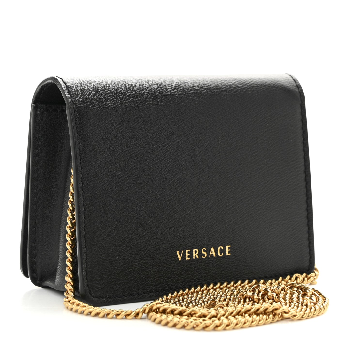 Calfskin Mini Icon Handbag Black