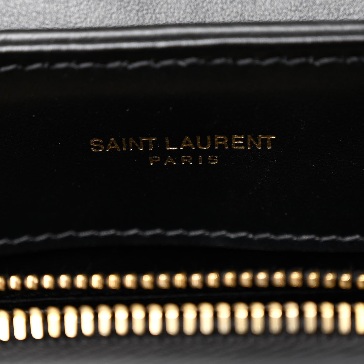 Saint Laurent Calfskin Y Quilted Monogram Small Loulou Chain Satchel Black 6 of 10