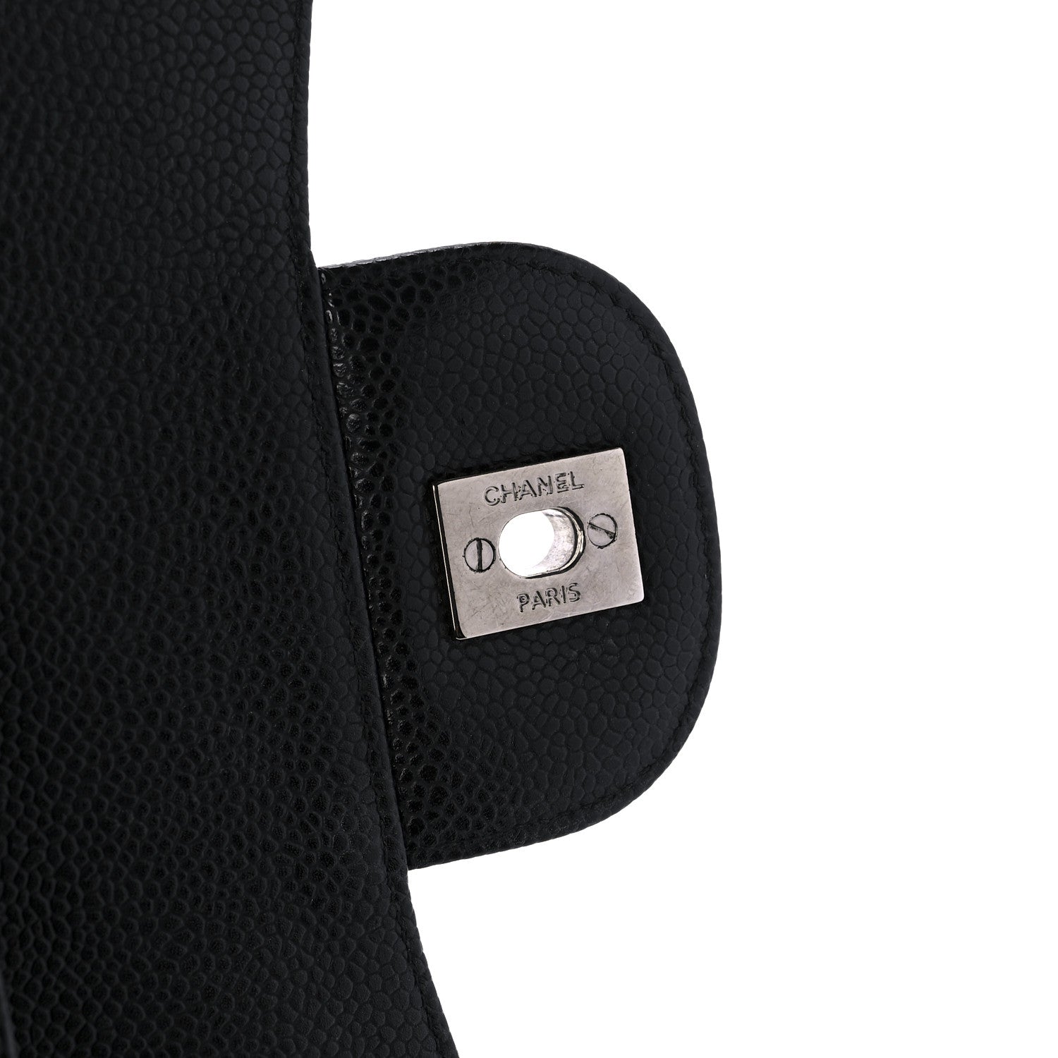Chanel Caviar Quilted Jumbo Double Flap Black 7 of 10