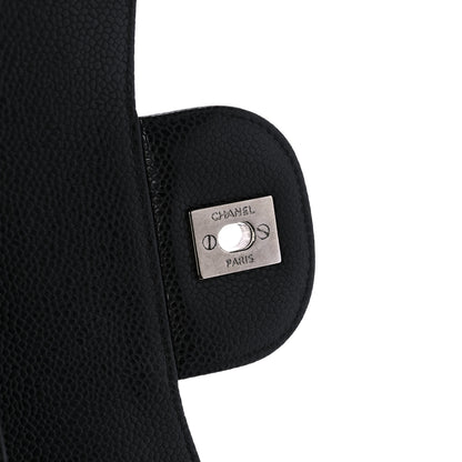Chanel Caviar Quilted Jumbo Double Flap Black 7 of 10