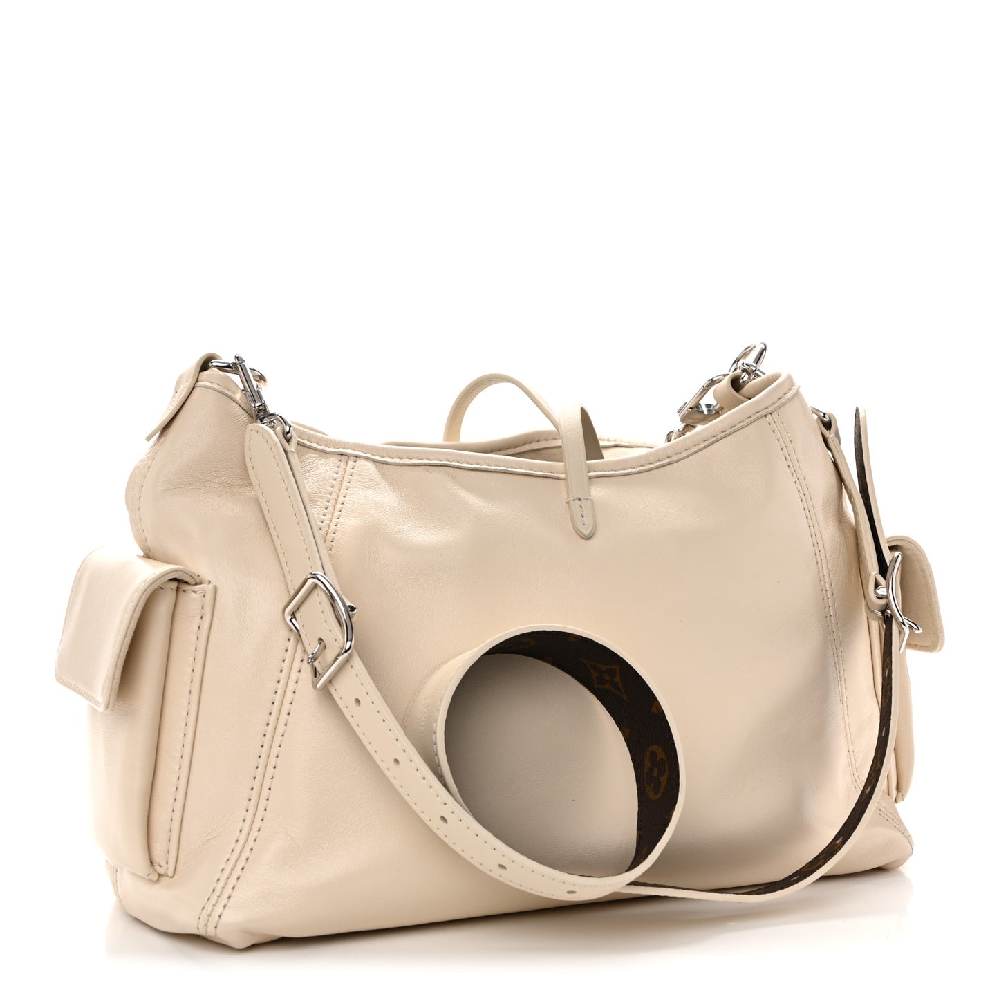 Lambskin CarryAll Cargo Vibe PM Vanille