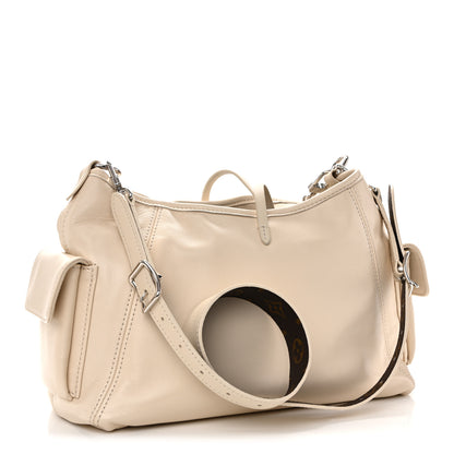 Louis Vuitton Lambskin CarryAll Cargo Vibe PM Vanille 3 of 10