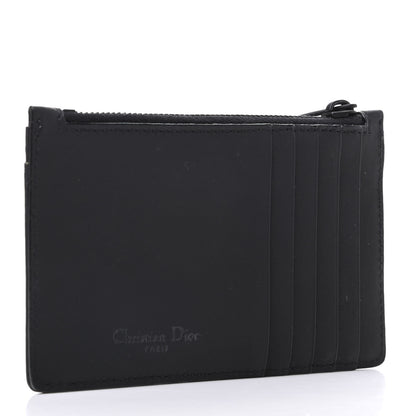 Christian Dior Ultra Matte Calfskin Studded Diorama Card Holder Black 3 of 6