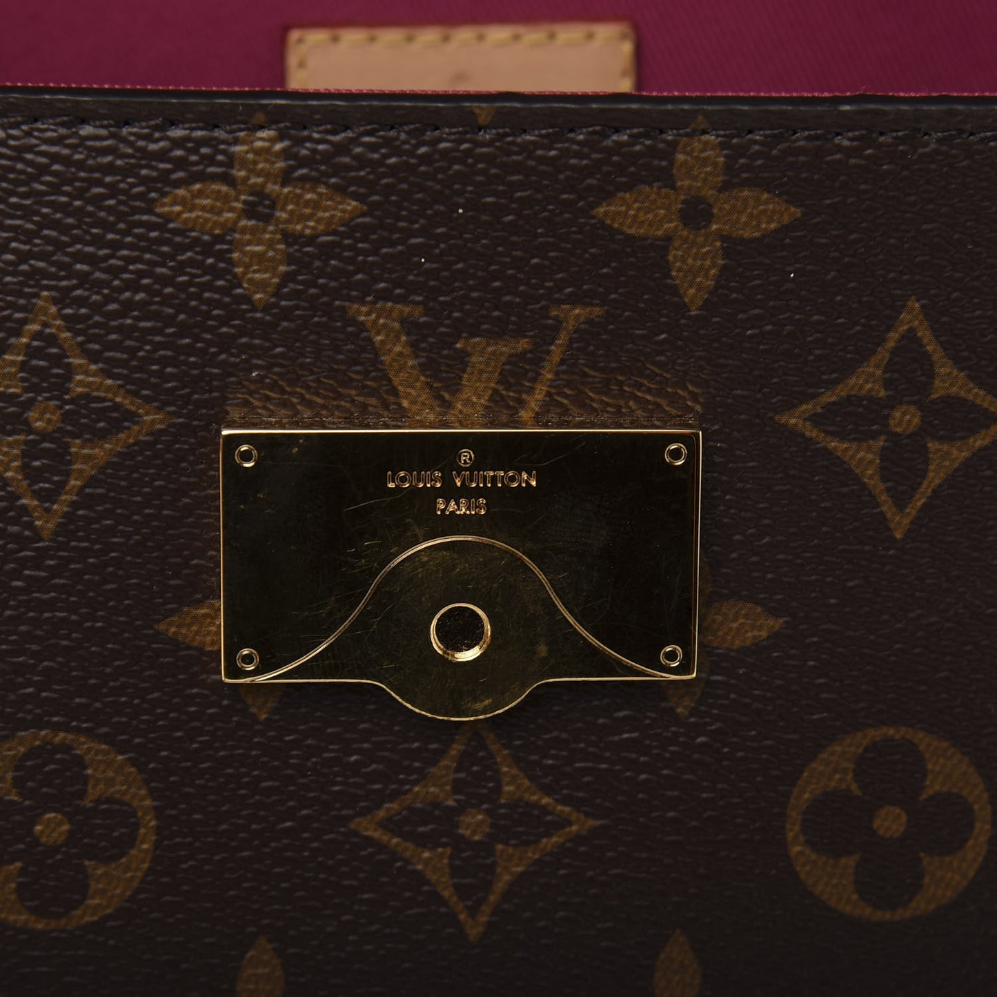 Monogram Cluny BB Bordeaux Fuchsia