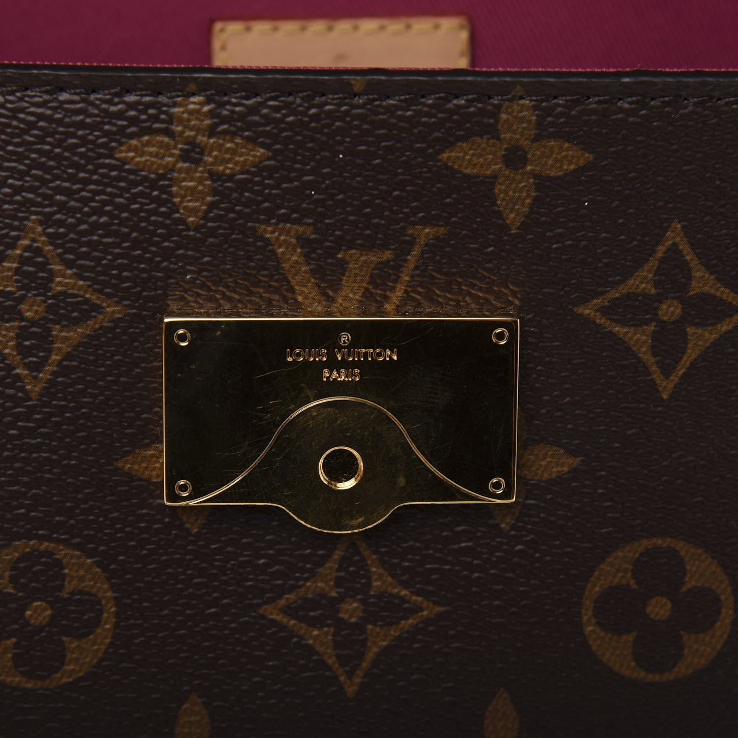 Louis Vuitton Monogram Cluny BB Bordeaux Fuchsia 8 of 13