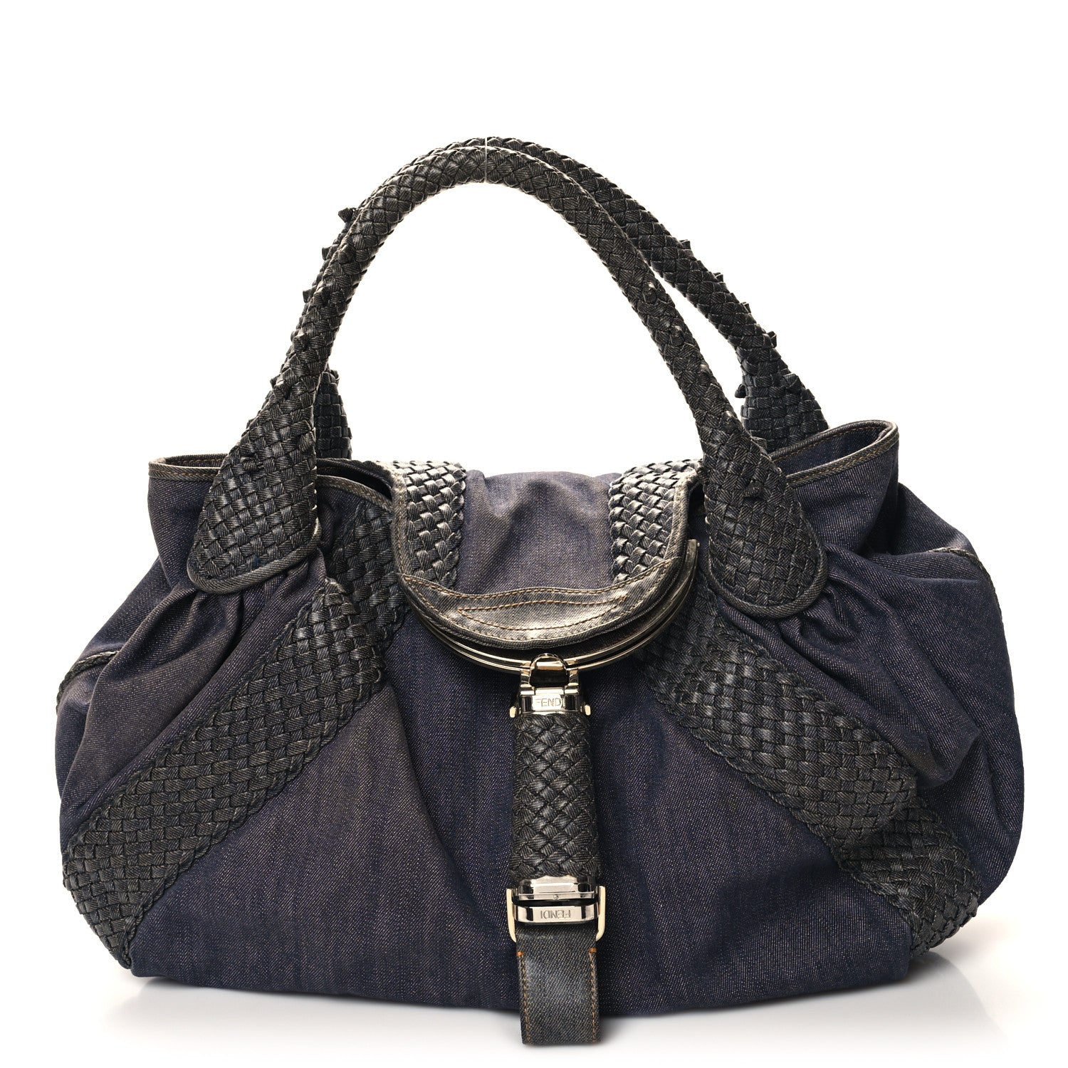 Fendi Denim Spalmati Woven Spy Blue 1 of 13