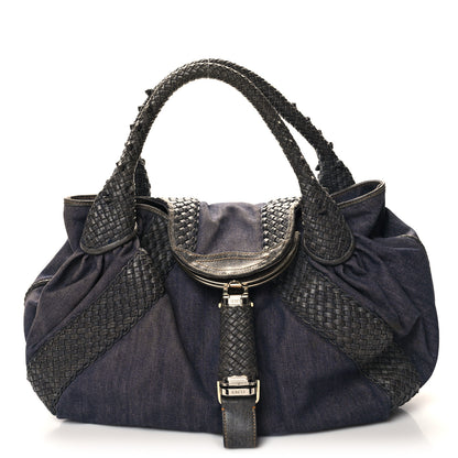 Fendi Denim Spalmati Woven Spy Blue 1 of 13