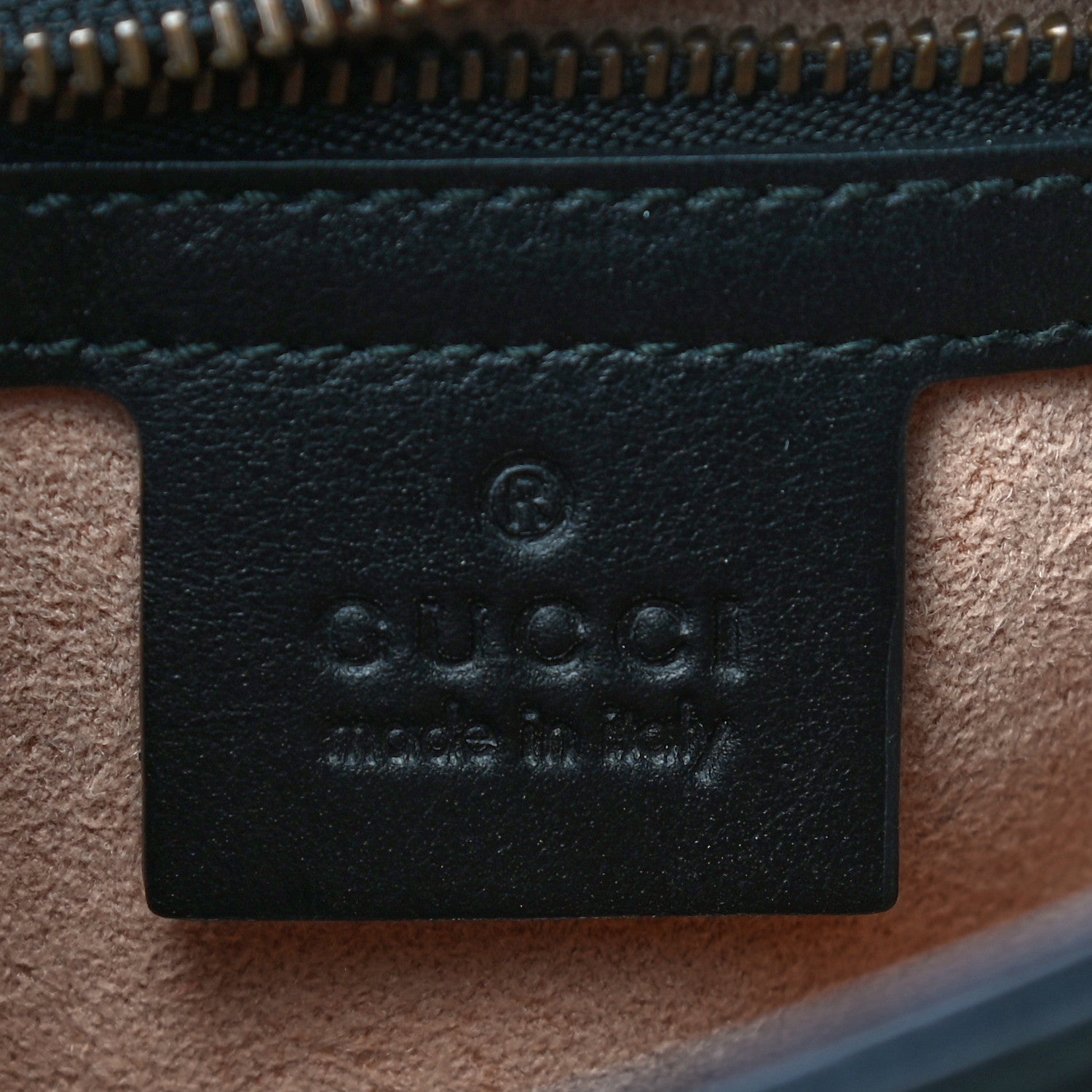 Gucci Calfskin Matelasse Small GG Marmont Shoulder Bag Black 7 of 12