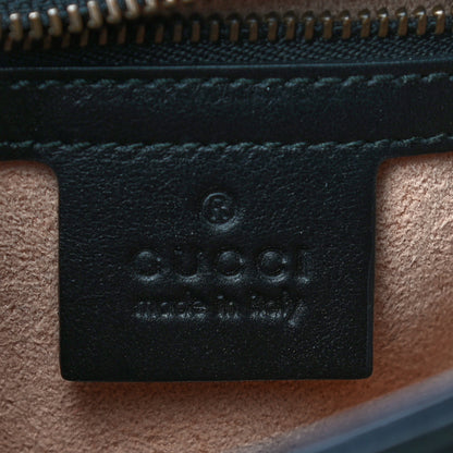 Gucci Calfskin Matelasse Small GG Marmont Shoulder Bag Black 7 of 12