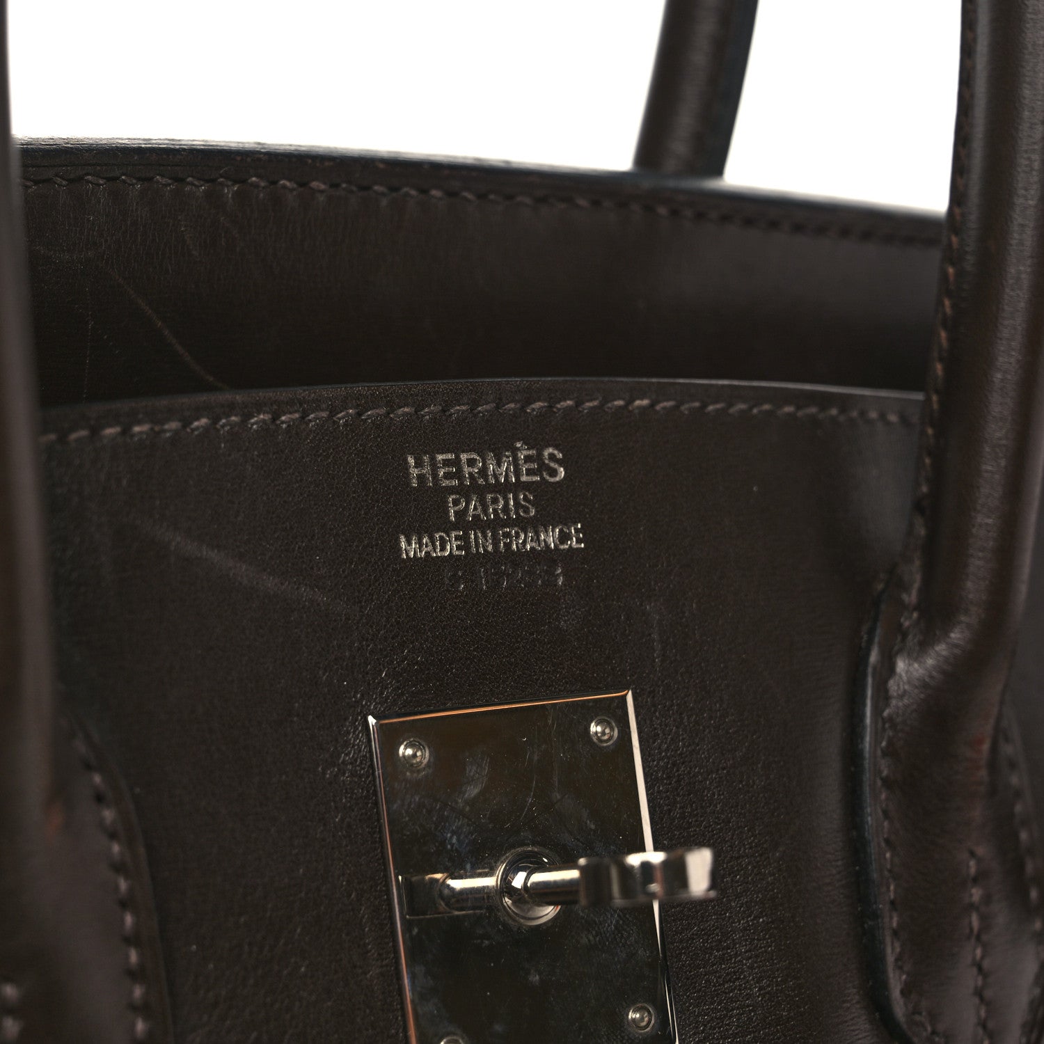 Hermes Box Bi-Color Birkin 35 Raisin Cyclamen 21 of 21