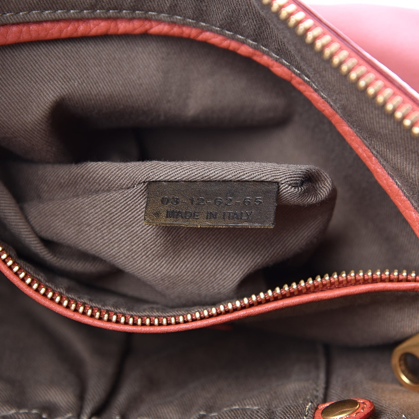 Calfskin Large Marcie Satchel Maple Leaf