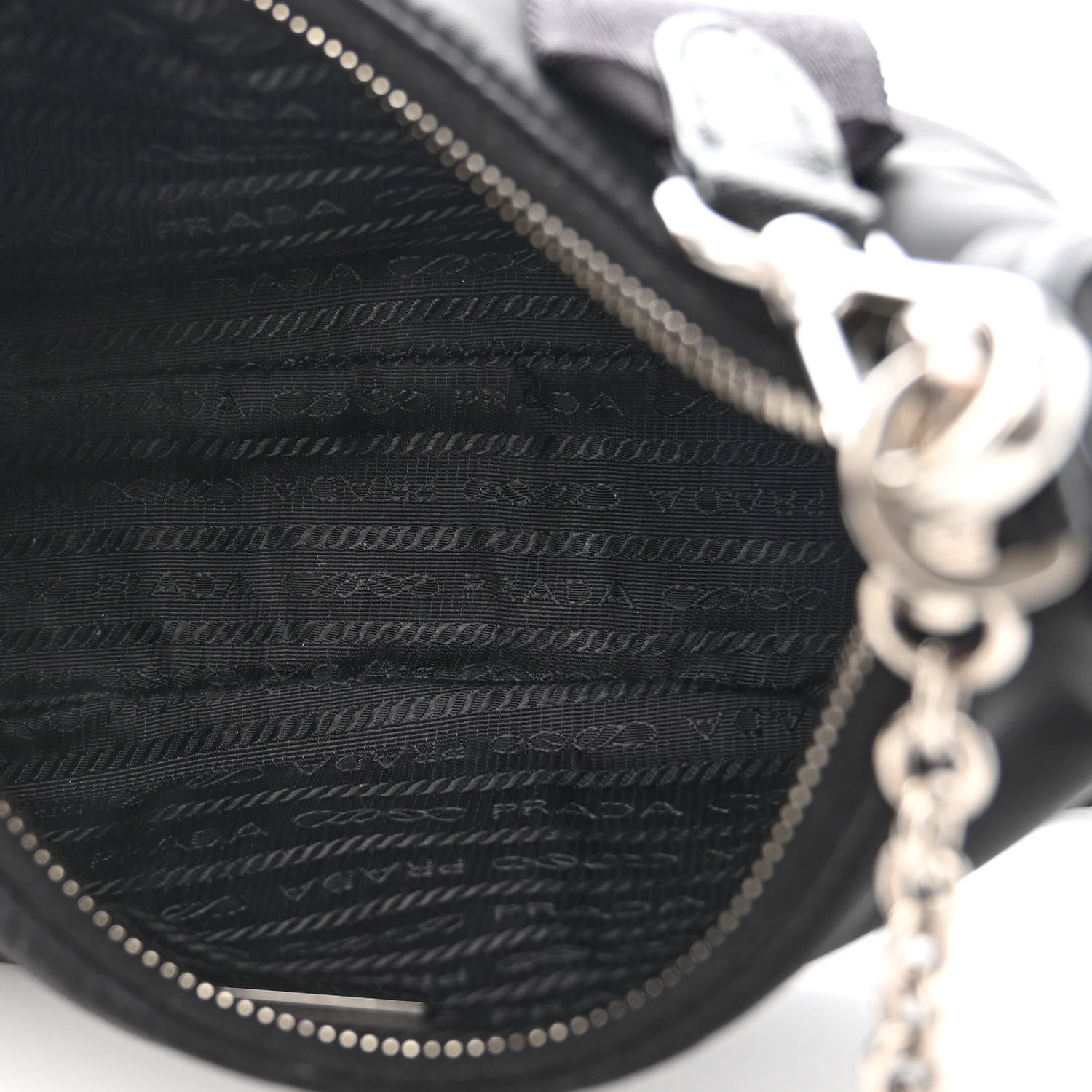 Prada Nylon Re-Edition 2005 Shoulder Bag Black 5 of 12