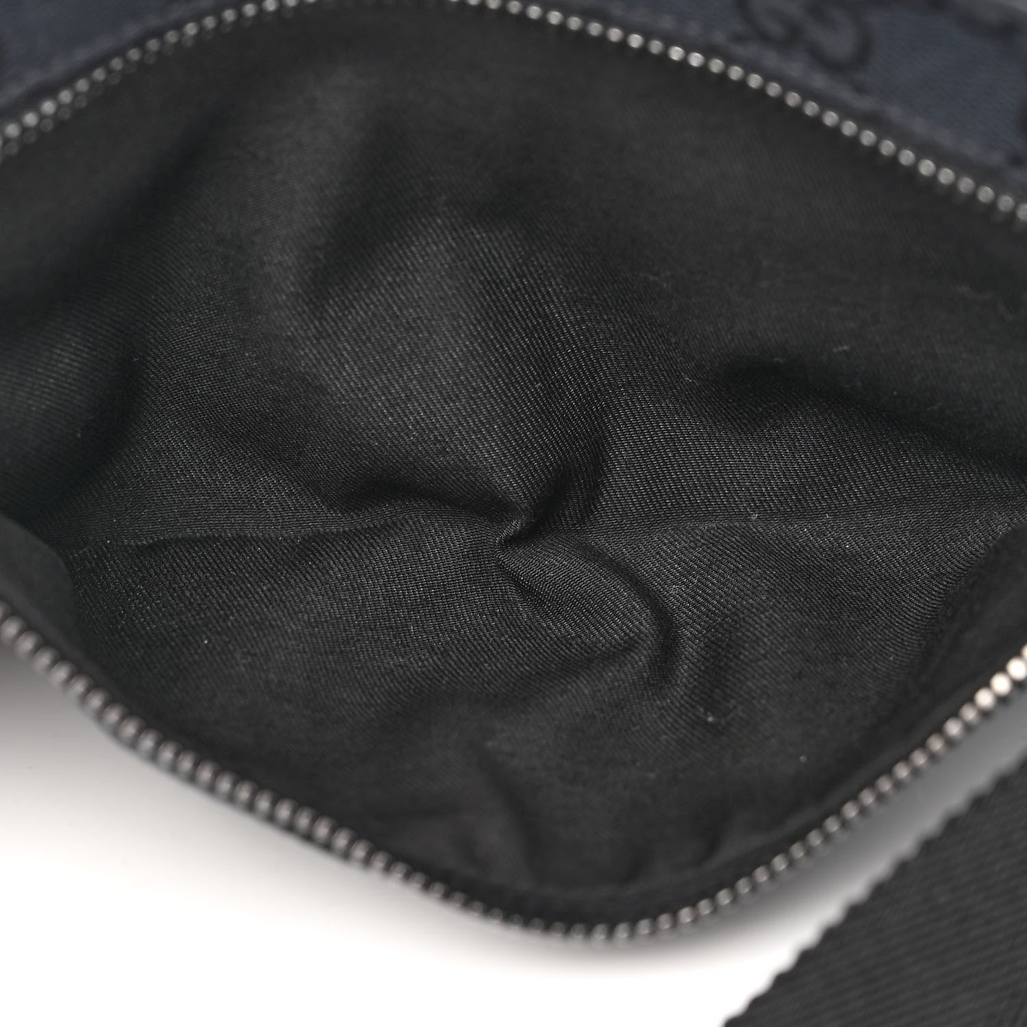 Gucci GG Monogram Double Pocket Belt Bag Black 5 of 9
