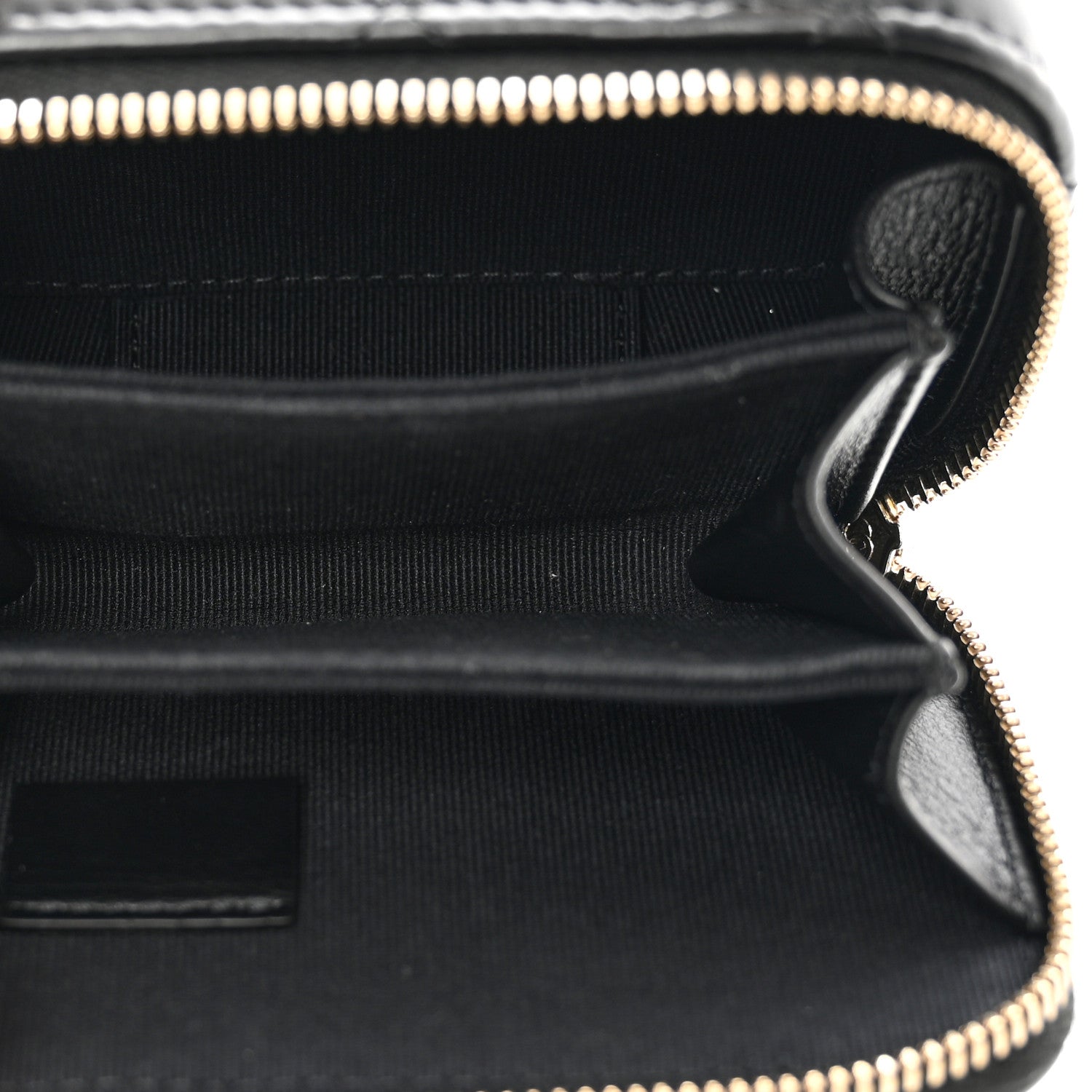 Chanel Lambskin Quilted Mini Lacquered Chain Clutch Black 4 of 8