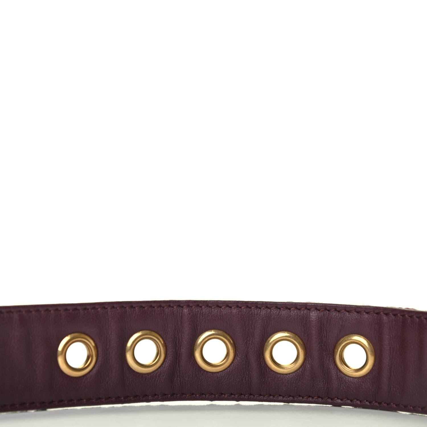 Christian Dior Oblique 35mm Diorquake Belt 85 Burgundy Multi 4 of 6