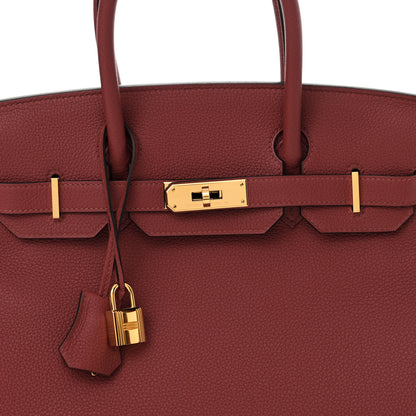 Hermes Togo Birkin 30 Rouge Grenat 8 of 11
