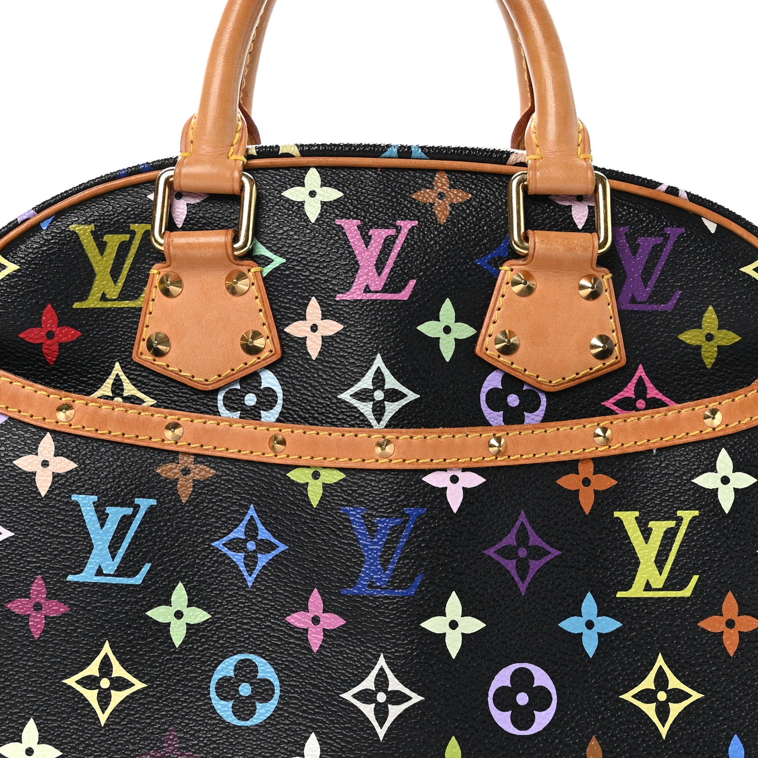 Louis Vuitton Monogram Multicolor Trouville Black 7 of 9