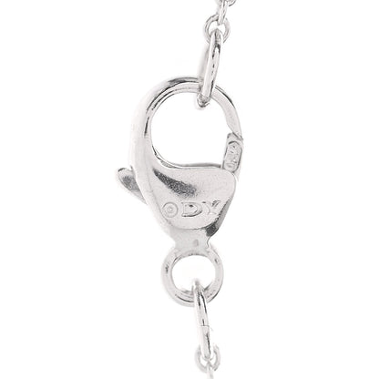 David Yurman 18K White Gold Diamond Cable Collectibles Pave Charm Pendant Necklace 6 of 7