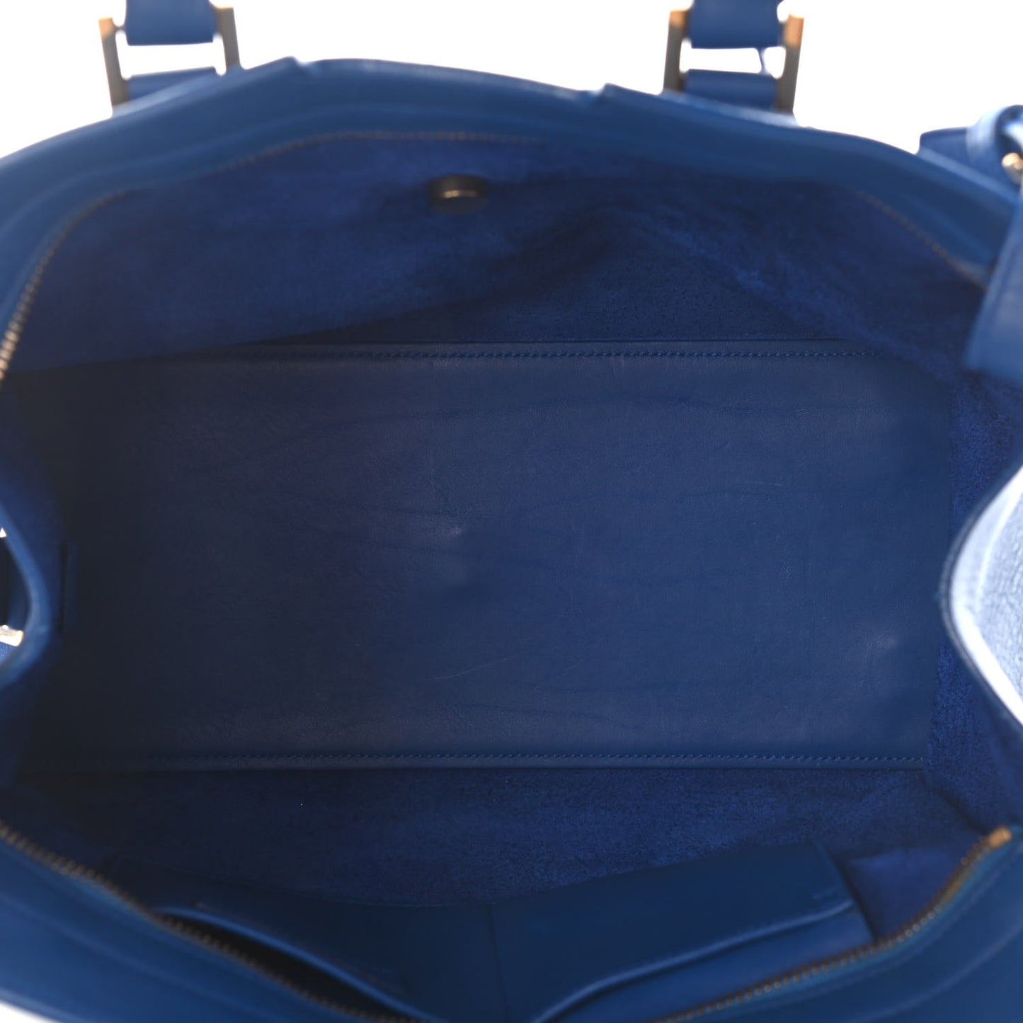 Calfskin Small Classic Y Cabas Royal Blue