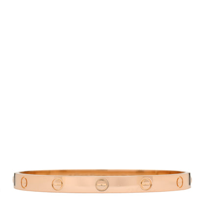 Cartier 18K Pink Gold LOVE Bracelet 19 1 of 8