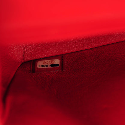 Chanel Lambskin Quilted Mini Rectangular Flap Red 8 of 8