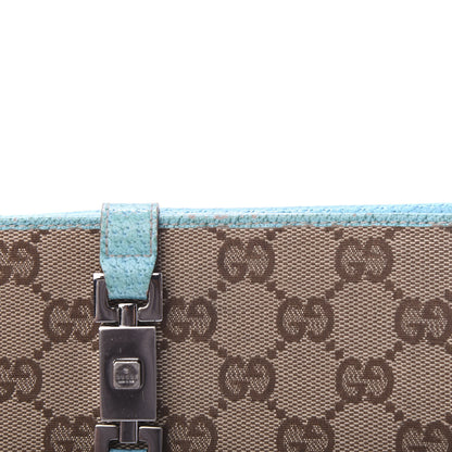 Gucci Monogram Calfskin Blake Continental Wallet Turquoise 12 of 12
