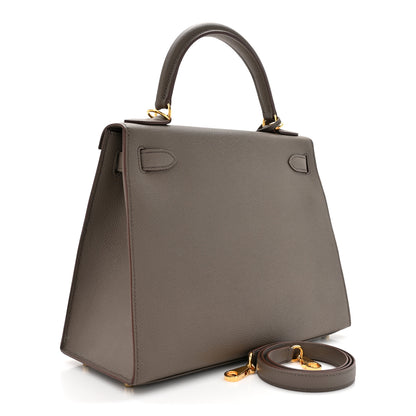 Hermes Epsom Kelly Sellier 28 Etain 3 of 11