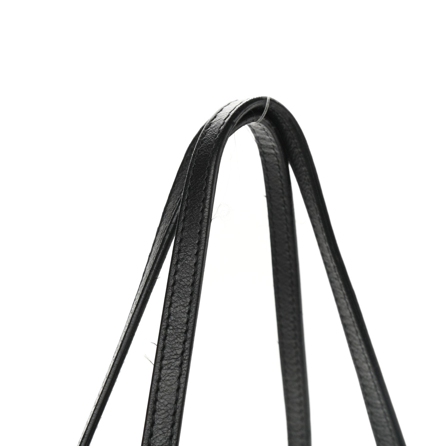Chanel Calfskin Stitched Small Retro Chain Tote Black 9 of 9