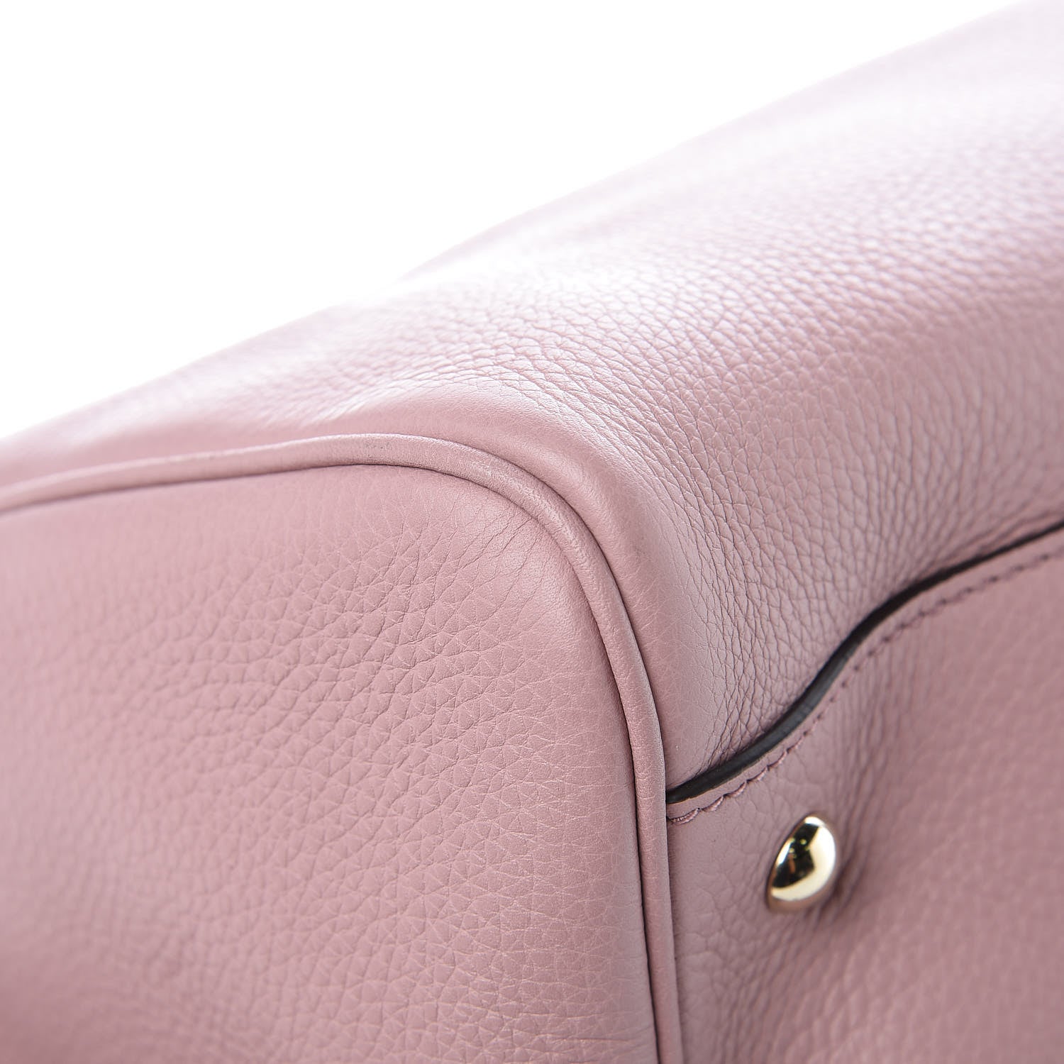 Gucci Calfskin Bamboo Medium Shopper Boston Pink 11 of 12