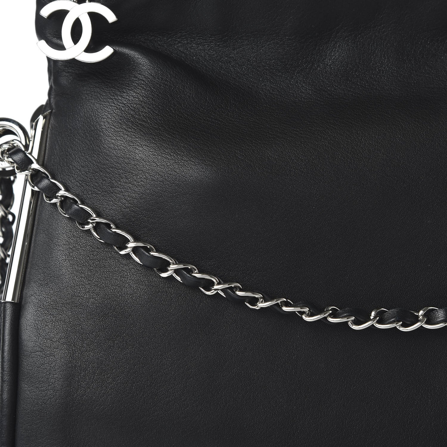 Chanel Lambskin Ultimate Soft Hobo Black 10 of 10