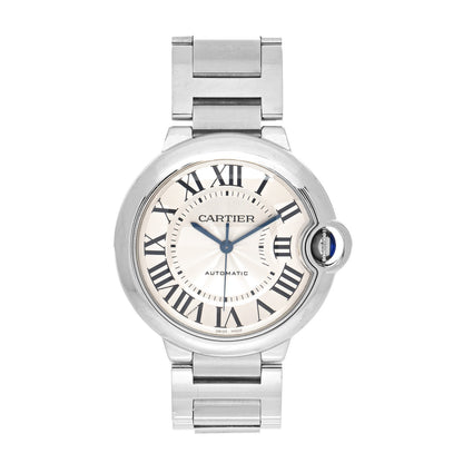 Cartier Stainless Steel 36mm Ballon Bleu De Cartier Automatic Watch 1 of 5