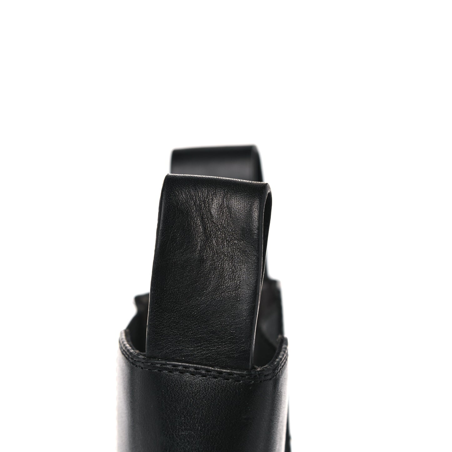 Calfskin The Tire Chelsea Boots 38.5 Black