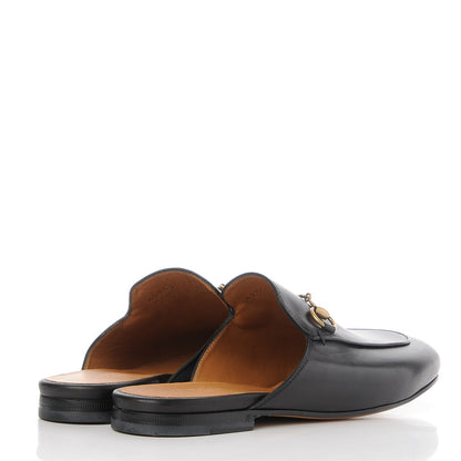 Gucci Calfskin Womens Princetown Slippers 38.5 Black 4 of 8