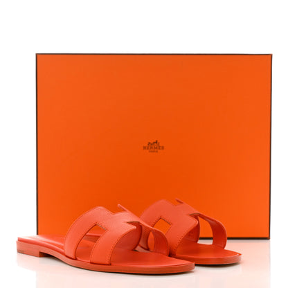 Hermes Epsom Oran Sandals 36 Orange Poppy 9 of 9