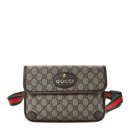 Gucci GG Supreme Monogram Neo Vintage Web Belt Bag Brown 1 of 9