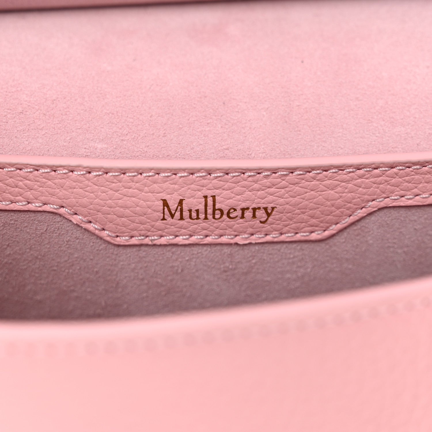 Mulberry Small Classic Grain Small Amberley Satchel Icy Pink 6 of 10