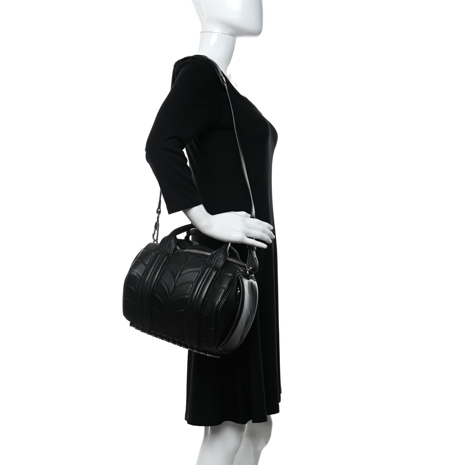 Alexander Wang Rockie Black Rhodium Hardware 2 of 11