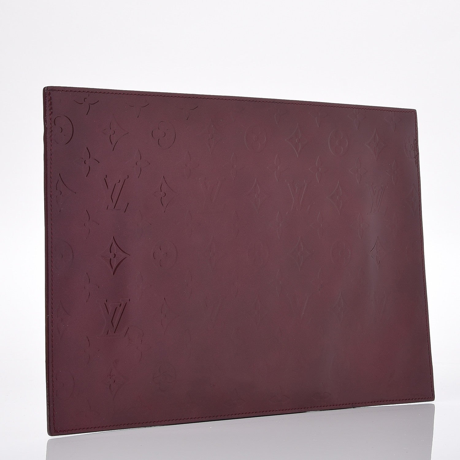 Louis Vuitton Vernis Pershing Square Clutch GM Rouge Fauviste 3 of 6