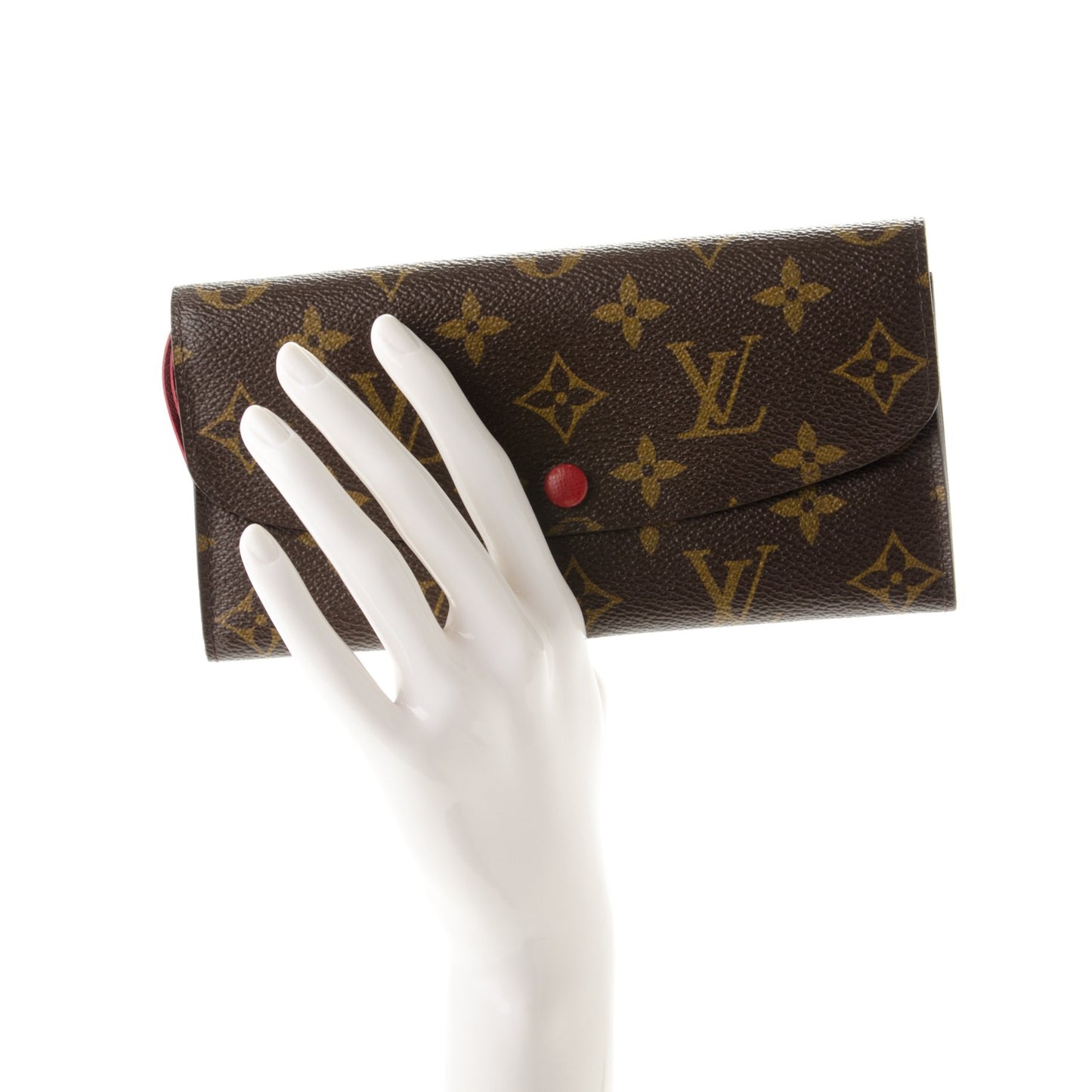 Monogram Emilie Wallet Rouge