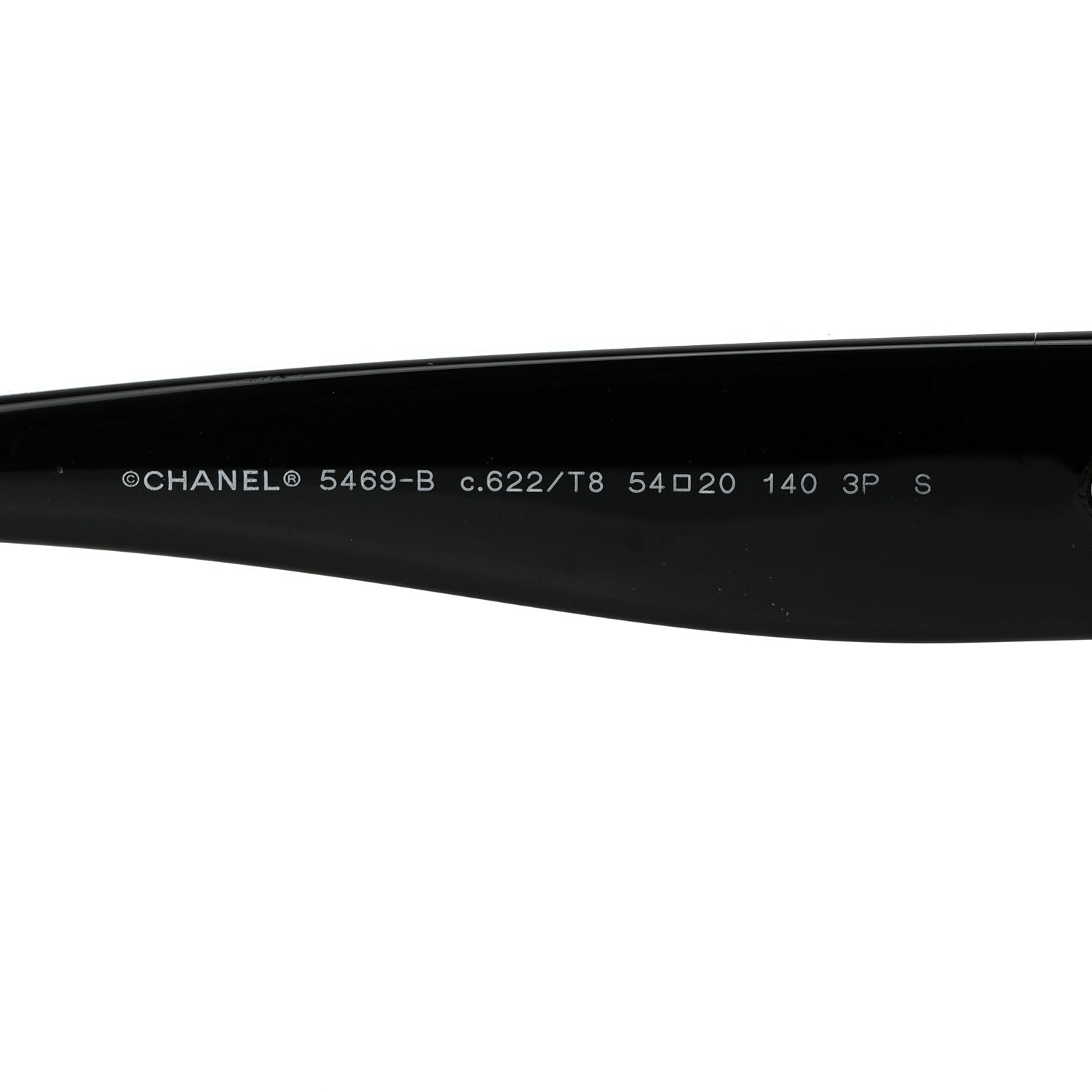 Chanel Acetate Polarized Oval CC Sunglasses 5469-B Black 5 of 8