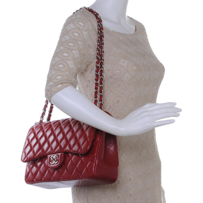 Chanel Caviar Jumbo Double Flap Red 2 of 8